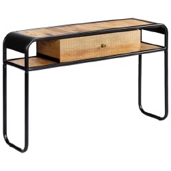 Konsolinis staliukas, 118x30x75 cm, mango medienos masyvas - Konsolės