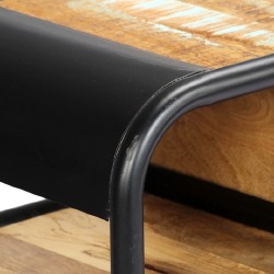 Konsolinis staliukas, 118x30x75 cm, perdirbtos medienos masyvas - Konsolės