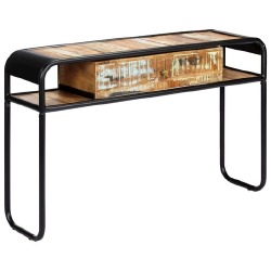 Konsolinis staliukas, 118x30x75 cm, perdirbtos medienos masyvas - Konsolės