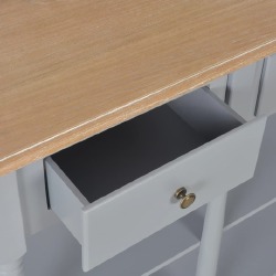 Konsolinis staliukas (120x30x76 cm, pilkas) - Konsolės