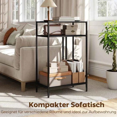 Konsolinis staliukas, 3 lentynos, 55 × 85 × 33 cm - Konsolės