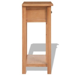 Konsolinis staliukas (50x32x75cm, ąžuolo med. masyvas) - Konsolės
