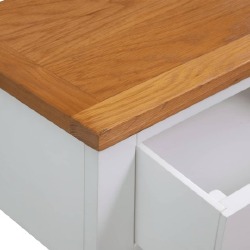 Konsolinis staliukas, 83x30x73cm, ąžuolo medienos masyvas - Konsolės