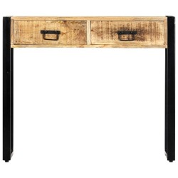 Konsolinis staliukas, 90x30x75 cm, mango medienos masyvas - Konsolės