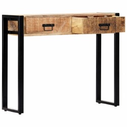 Konsolinis staliukas, 90x30x75 cm, mango medienos masyvas - Konsolės