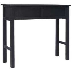 Konsolinis staliukas (90x30x77 cm, juodos spalvos) - Konsolės