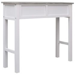 Konsolinis staliukas (90x30x77cm, pilkas) - Konsolės