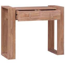 Konsolinis staliukas, 90x35x75cm, tikmedžio medienos masyvas - Konsolės