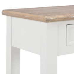 Konsolinis staliukas, baltas, 110x35x80cm, mediena - Konsolės