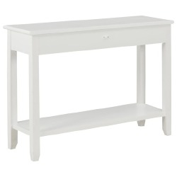 Konsolinis staliukas, baltos sp., 110x35x80cm, mediena - Konsolės