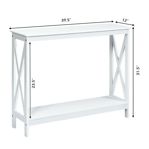 Konsolinis staliukas, Juoda, 100 × 80 × 30 cm - Konsolės