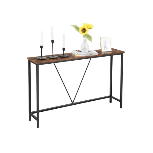 Tvirtas medžio drožlių plokštės ir plieno stalas