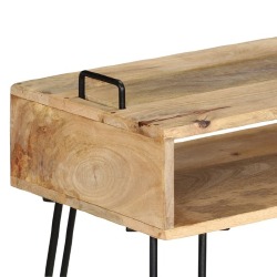 Konsolinis staliukas, mango medienos masyvas, 115x35x76cm - Konsolės