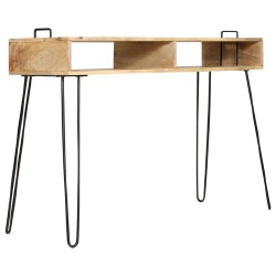 Konsolinis staliukas, mango medienos masyvas, 115x35x76cm - Konsolės