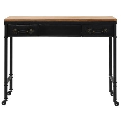Konsolinis staliukas, MDF ir eglės mediena, 100x33,5x80cm - Konsolės