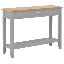 Konsolinis staliukas, pilkas, 110x35x80cm, mediena - Konsolės