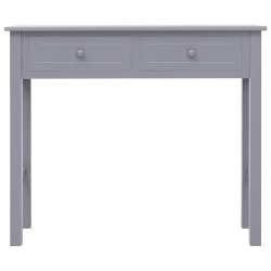 Konsolinis staliukas, pilkas, 90x30x77cm, mediena - Konsolės
