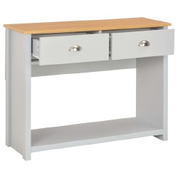 Konsolinis staliukas, pilkos spalvos, 97x35x76cm - Konsolės