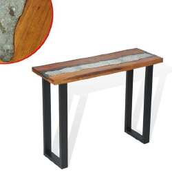 Konsolinis staliukas, tikmedis, 100x35x75 cm - Konsolės