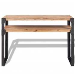 Konsolinis staliukas, tvirta akacijos mediena, 120x40x85 cm - Konsolės