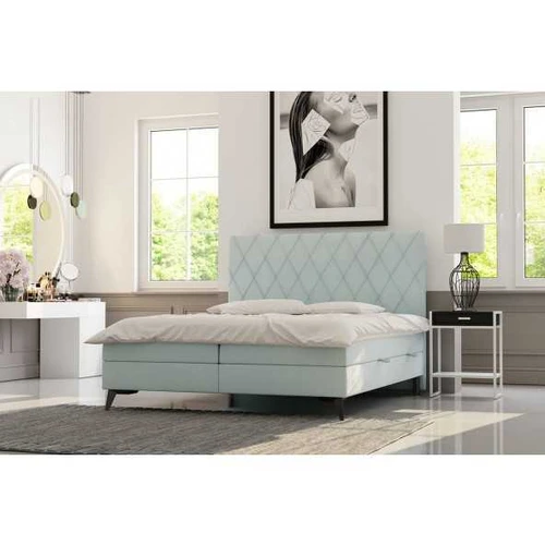 Tvarkinga lova su šoniniu čiužinio padalijimu ir 2 patalynės konteineriais