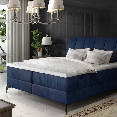 Stilinga Boxspring EL4499 lova su 2 patalynės skyreliais ir tvirtu rėmu