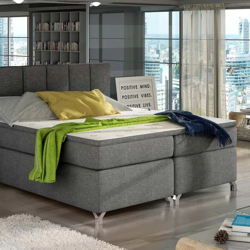 Moderni lova EL81345 su putplasčio čiužiniu ir LED apšvietimu