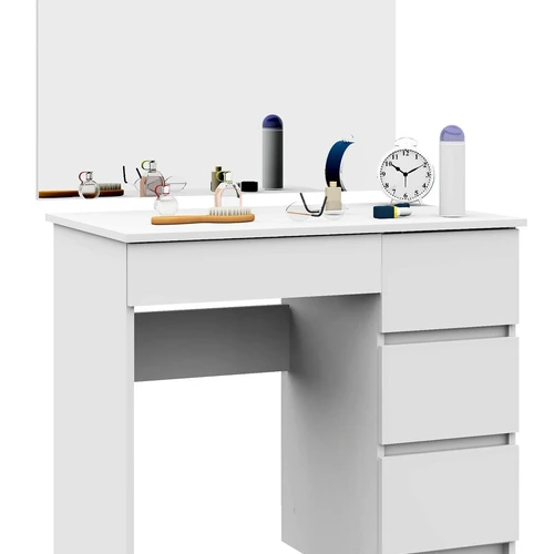 Erdvus tualetinis staliukas su veidrodžiu – tobulas makiažui