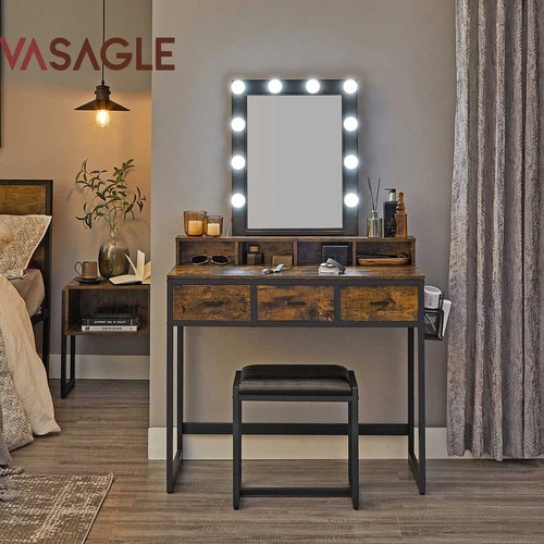 Medžio drožlių plokštė, plienas ir stiklas – puikus derinys