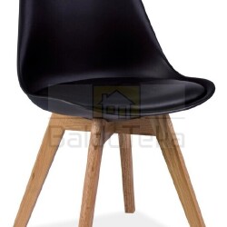 KRIS (ąžuolas) sg kėdė, juoda