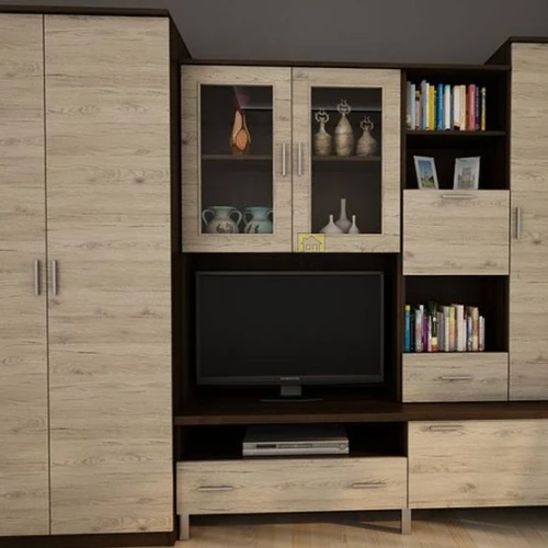 Praktiška spinta 270x207x53 cm, 18 mm LMDP, pasirinkite spalvą