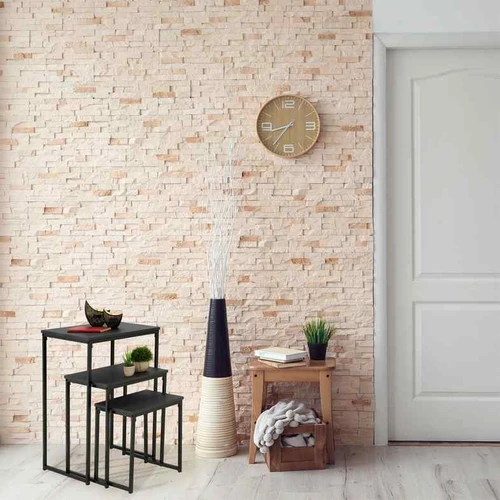 Kvadratinių šoninių staliukų komplektas Relaxdays 10049648_469, 3 vnt - Šoniniai staliukai