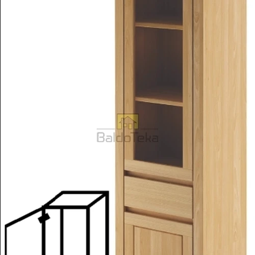 Aukšta buko medžio spinta – natūrali kokybė ir stilius