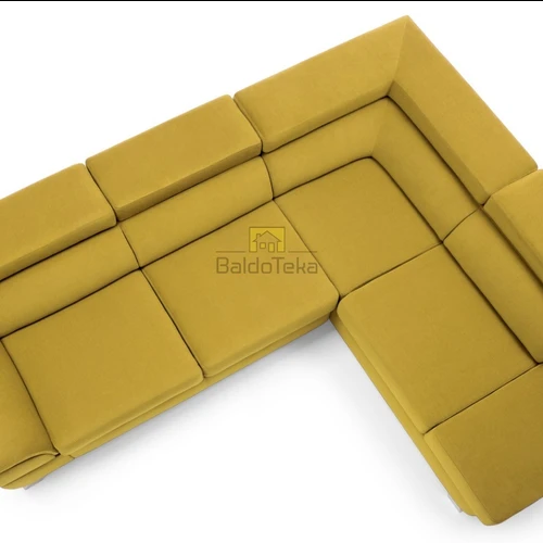 Ergonomiškas sofos lova su reguliuojama galvos atrama