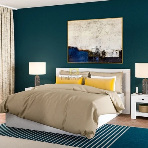 Moderni balta matinė spinta su LMDP/MDF/ABS medžiaga