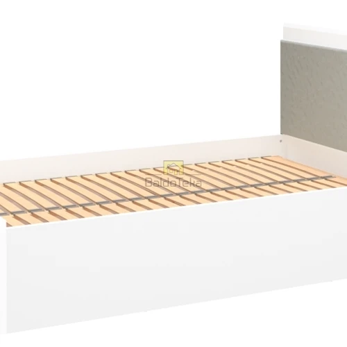 Premium kokybės LMDP lova su veliūriniu audiniu