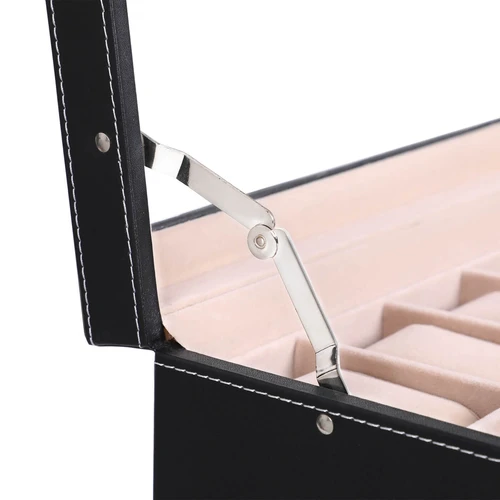 Tvarkinga ir lengvai valoma laikrodžių dėžutė