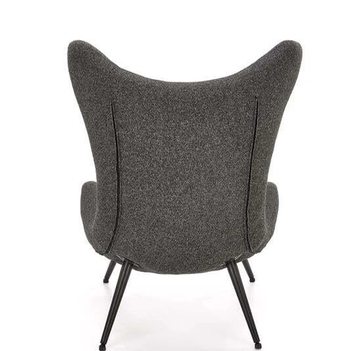 Milteliniu būdu dažytos plieno kojos ir minkšti audinio apmušalai