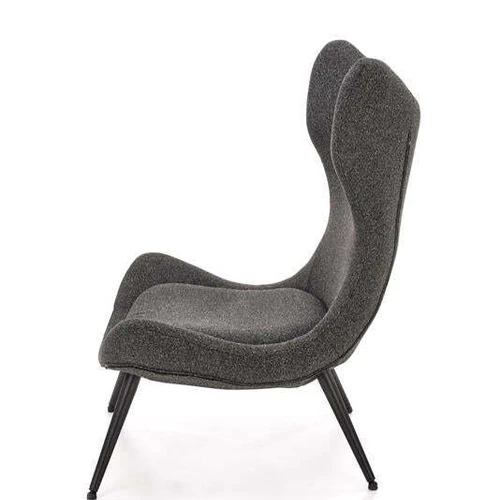 Sofos lova su antracito spalvos apmušalais ir patvariais kojomis