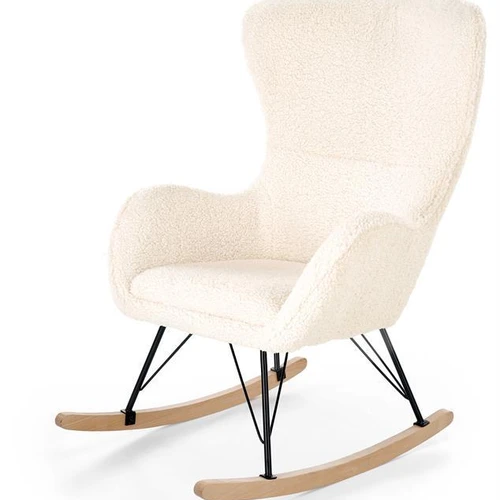 Minkšta sofos lova su natūraliomis medžio kojomis ir boulé audiniu