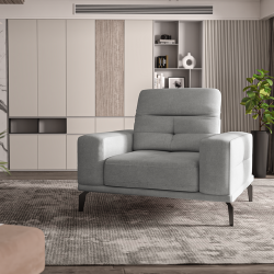 Erdvus ir jaukus fotelis su HR putų užpildu