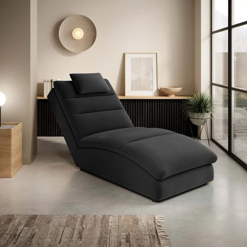 Komfortiškas šezlongas su lanksčiomis HR putomis ir elegantiška išvaizda