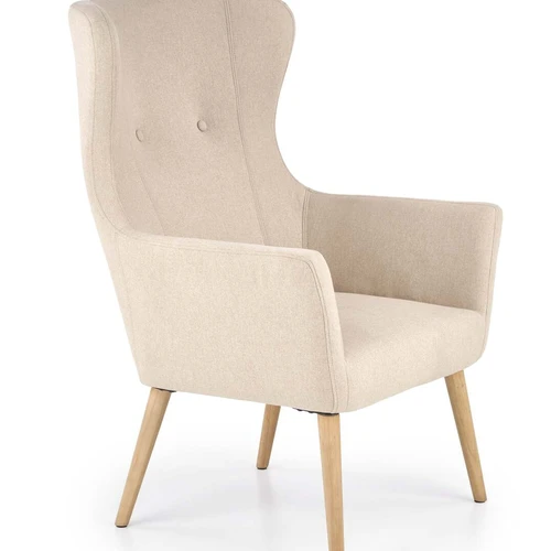 Ergonominė smėlio spalvos sofos lova su medžio masyvo karkasu