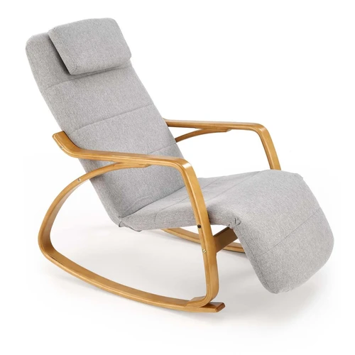 Stilinga smėlio spalvos sofa lova su medžio masyvo karkasu