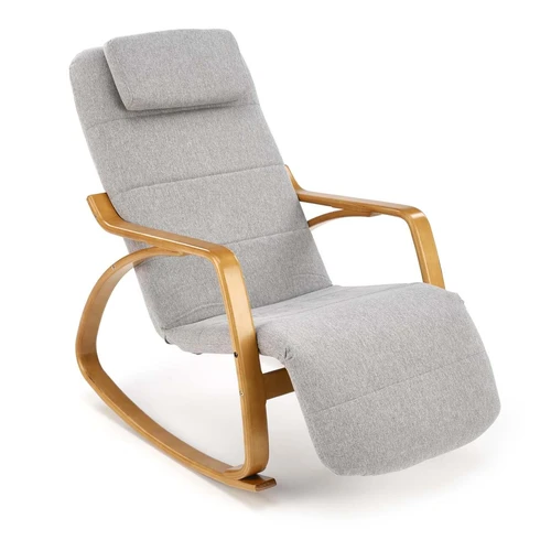 Minkšta smėlio spalvos sofa lova su natūraliu medžio masyvu