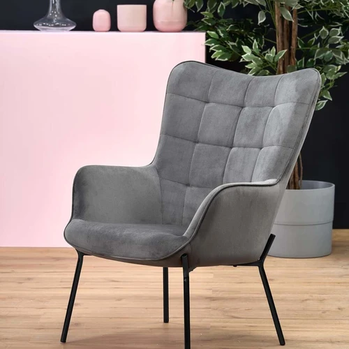 Sofos lova su tamsiai žaliu audiniu ir tvirtu milteliniu plienu