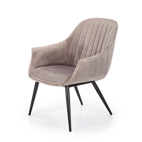 Šiuolaikiška sofos lova 72x60x79 cm su auksiniais detalėmis