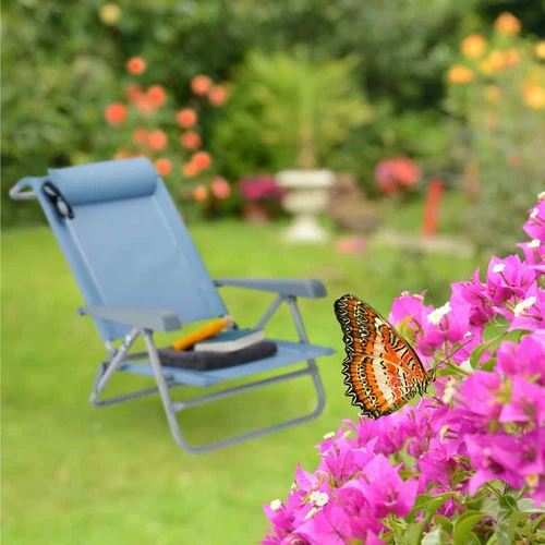 Lauko gultas Relaxdays 10026478_45, 8 padėtys, 58 × 76,5 × 80 cm - Gultai