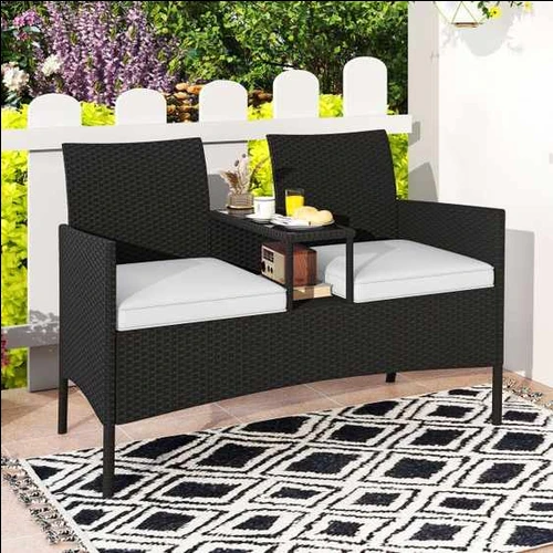 Lauko sofa, 2 vietų, 126 × 62 × 84 cm - Kėdės