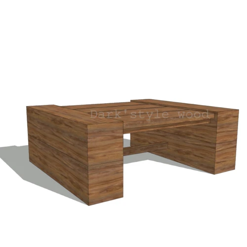 Lauko stalas 2 balkiai ¦ TIMBER - Stalai